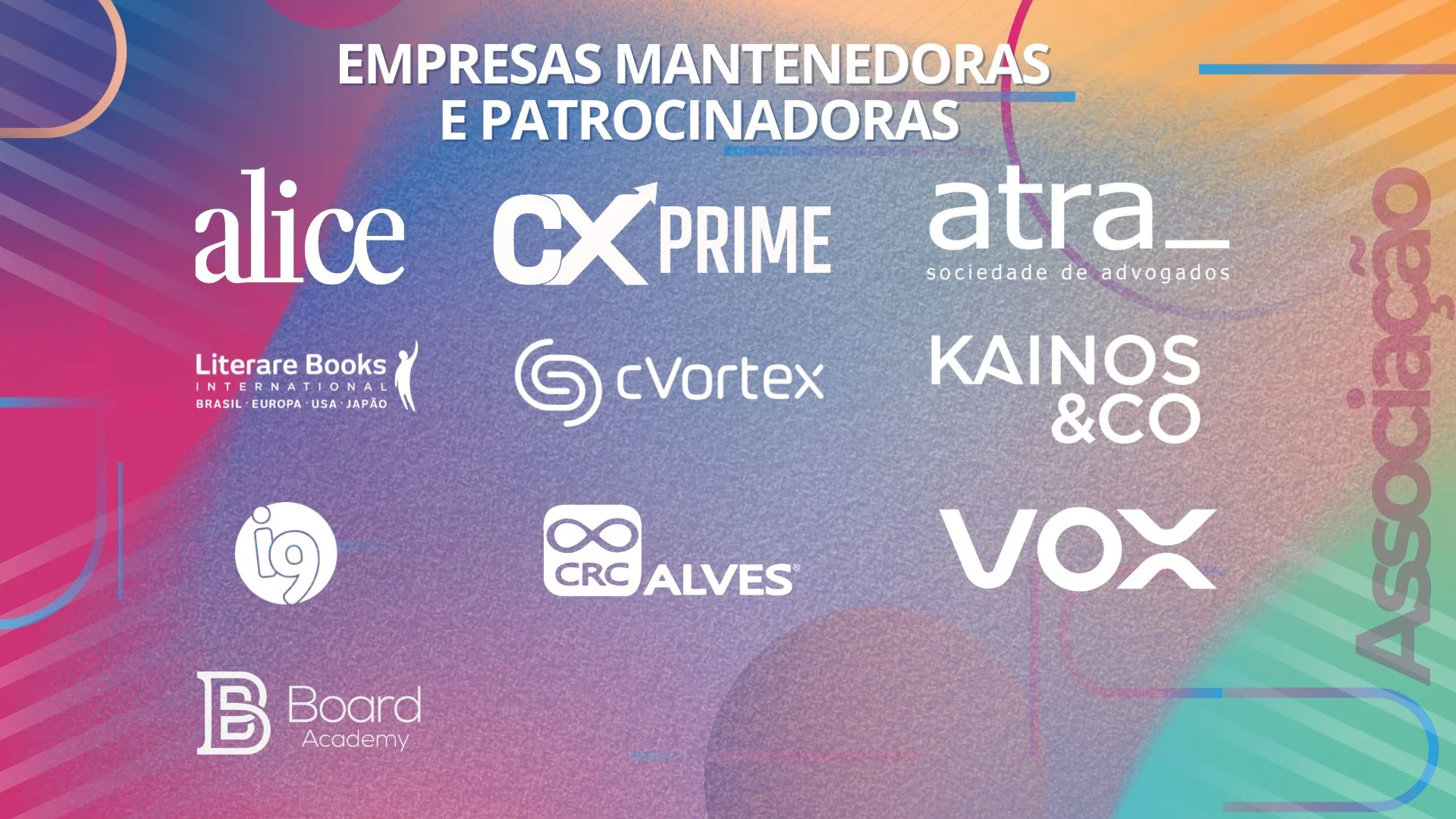 Empresas Mantenedoras e Patrocinadoras AIESC